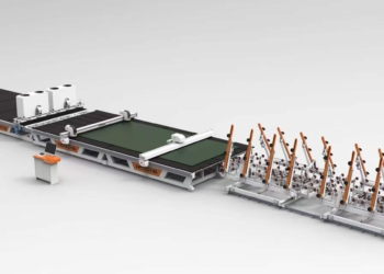 Fully Automatic Double-Beam Laser Marking & Cutting Production Line