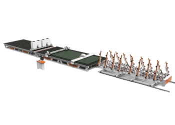 Fully Automatic Double-Beam Laser Marking & Cutting Production Line