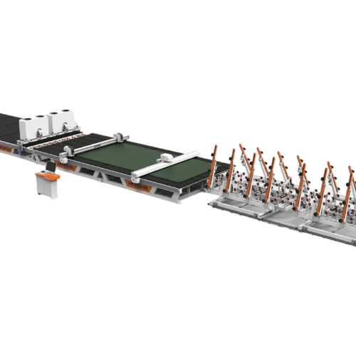 Fully Automatic Double-Beam Laser Marking & Cutting Production Line